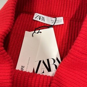 Zara Red sweater and skirt set